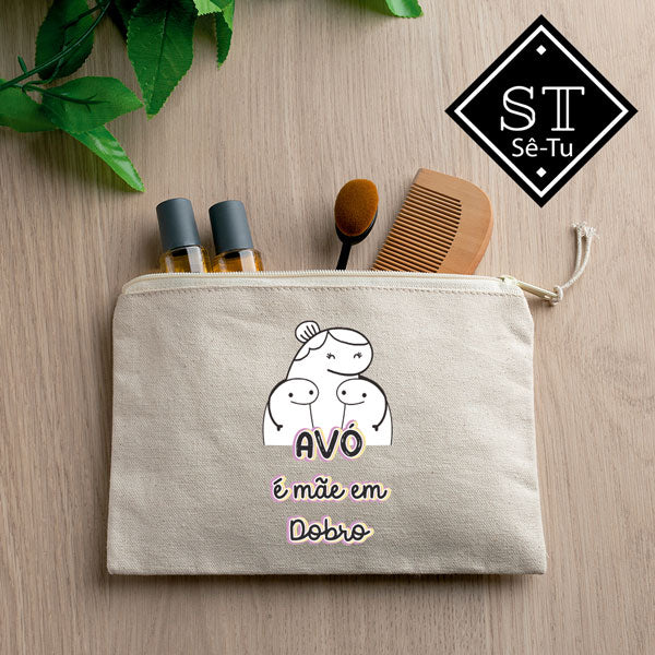 Necessaire Avó é Mãe em dobro